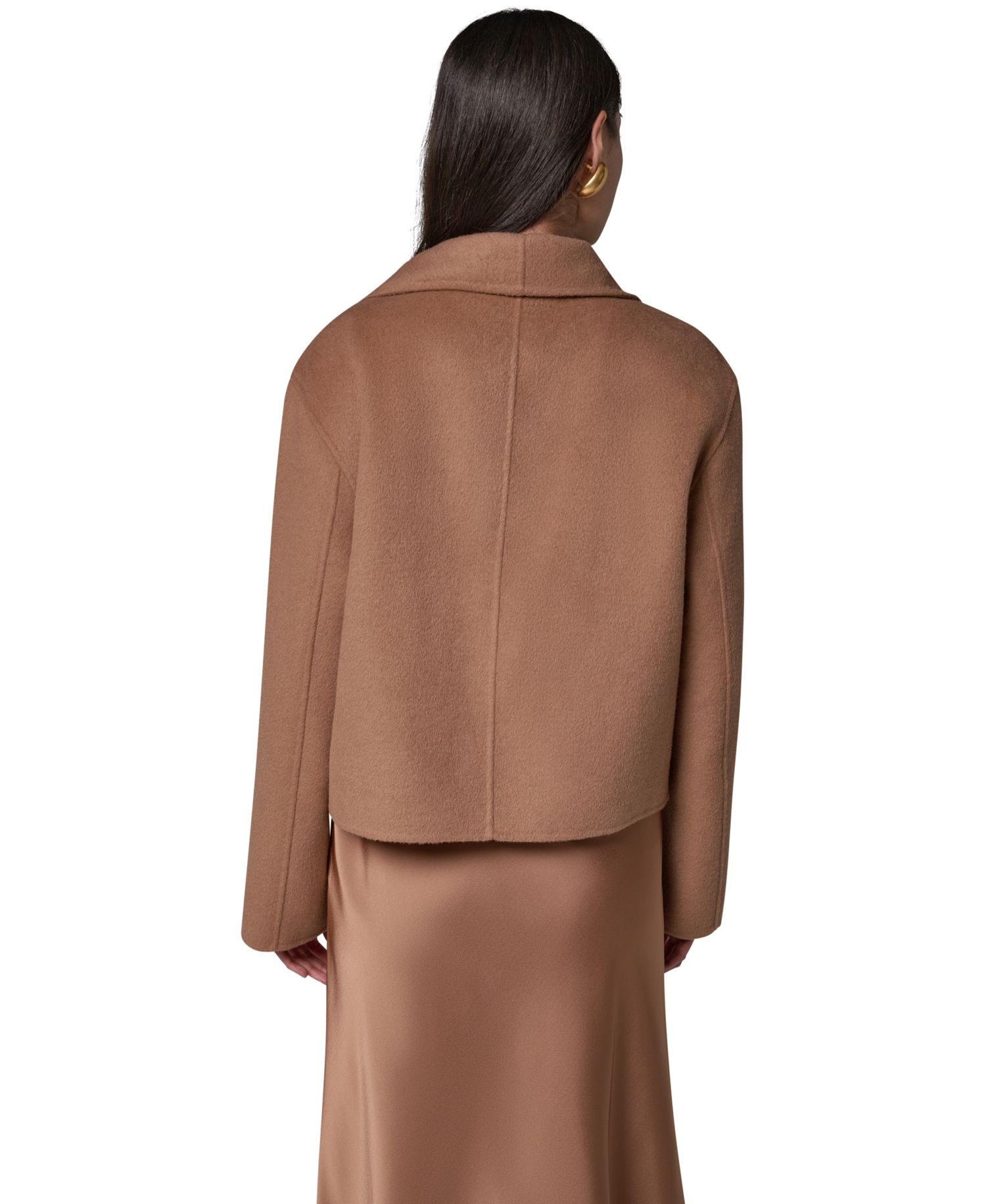 Women's Wrap Short Jacket with Hardware Closure