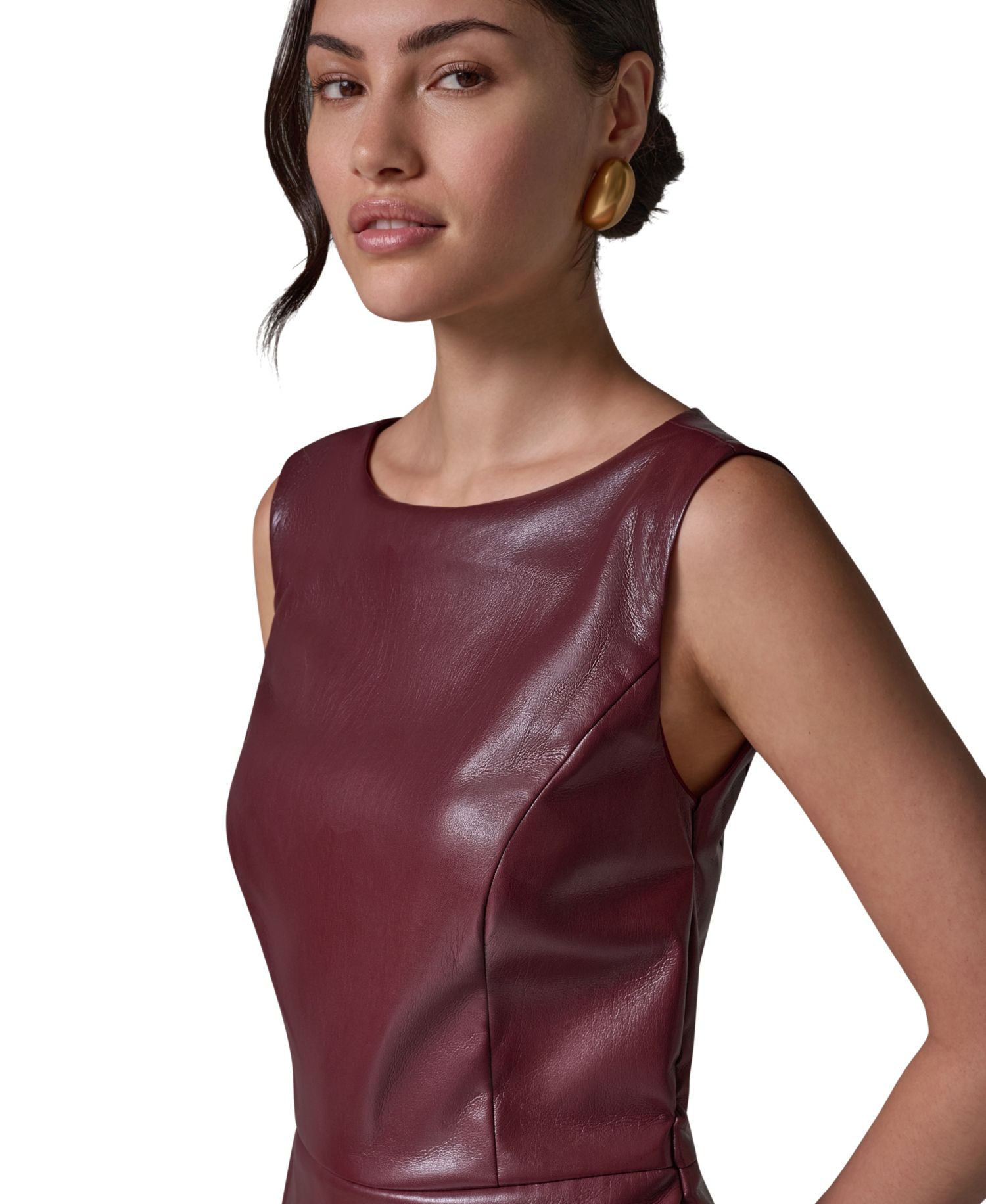 Women's A-Line Sleeveless Midi Dress