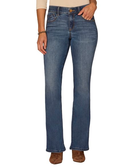 Женские джинсы Democracy "Ab" Solution 32/18" Itty Bitty Bootcut, цвет: Синий