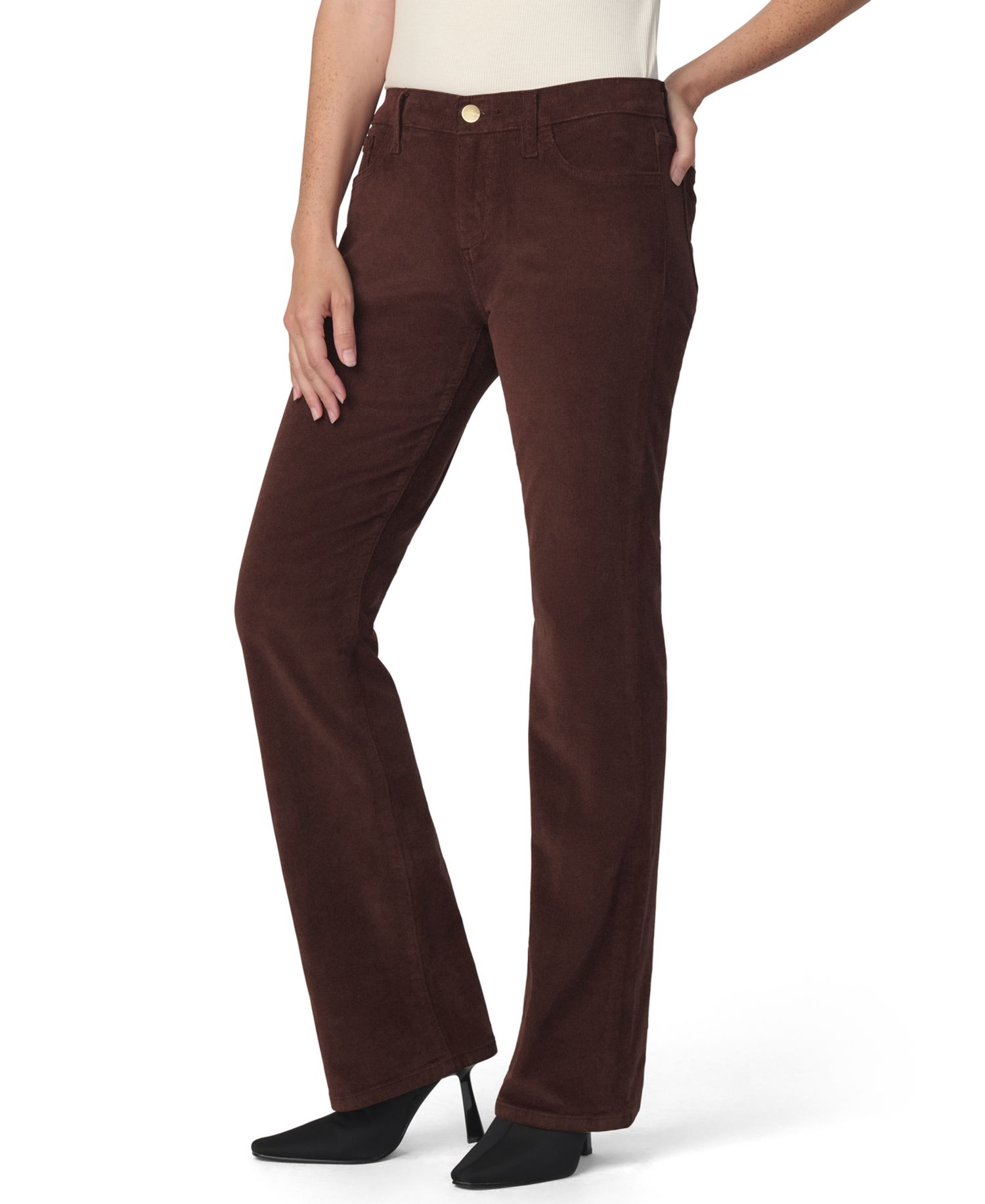 Petite Provocateur Bootcut Corduroy Pants