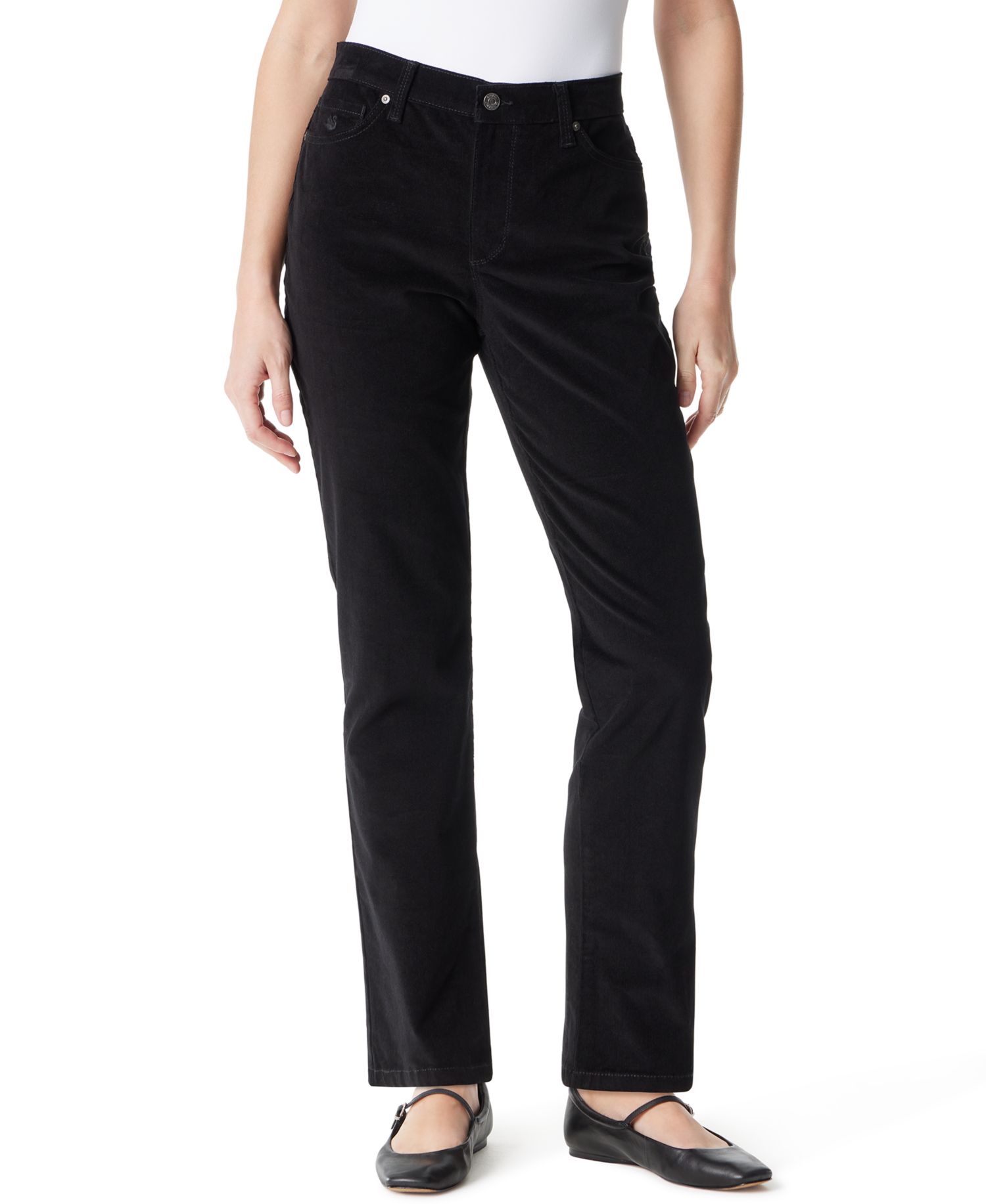 Women's Amanda High-Rise Corduroy Straight-Leg Jeans