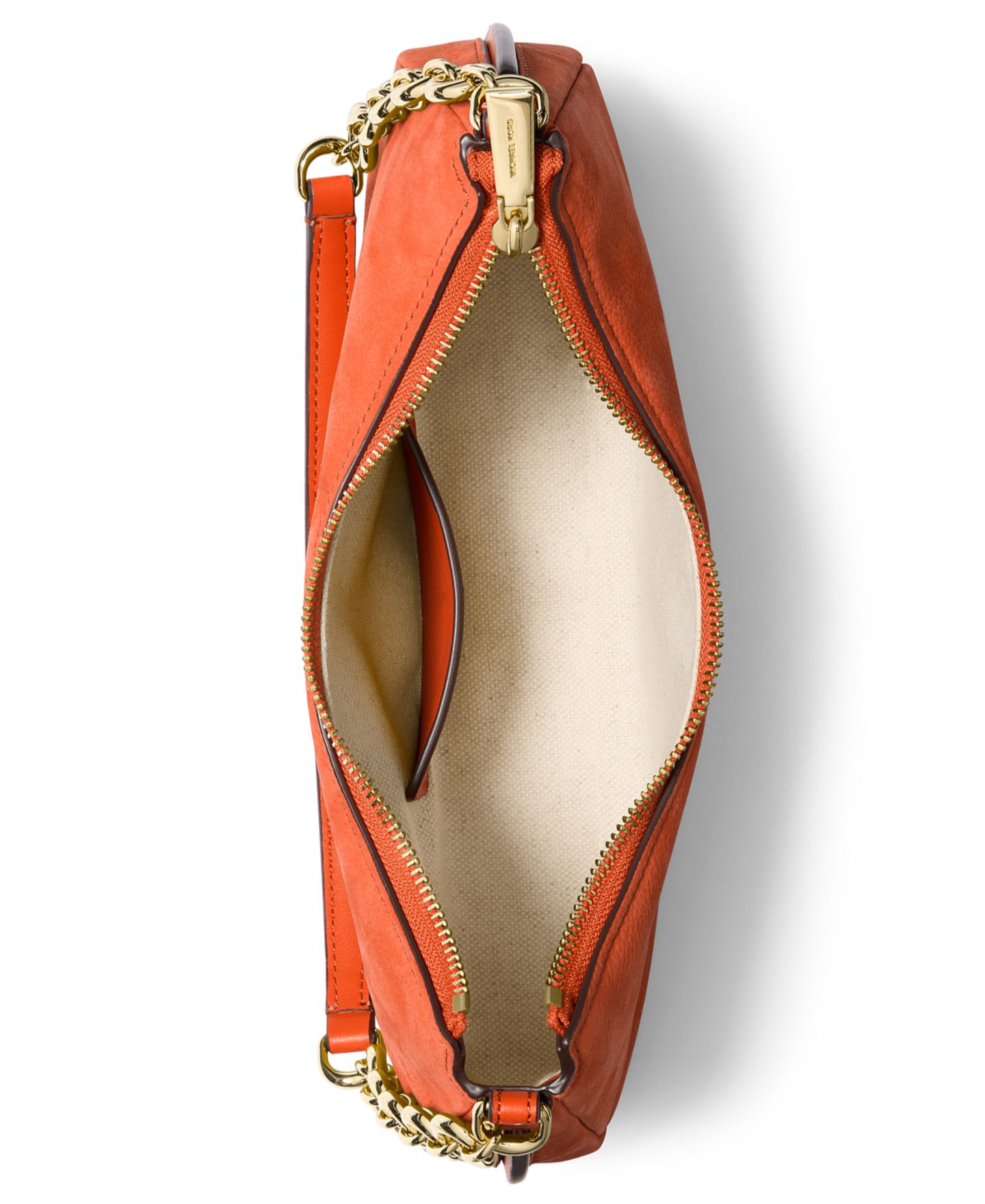Женская сумка Michael Kors Nolita Medium Chain Pouchette Handbag, цвет: Mimosa — фото 2