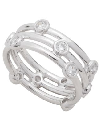 Cubic Zirconia Station Ring