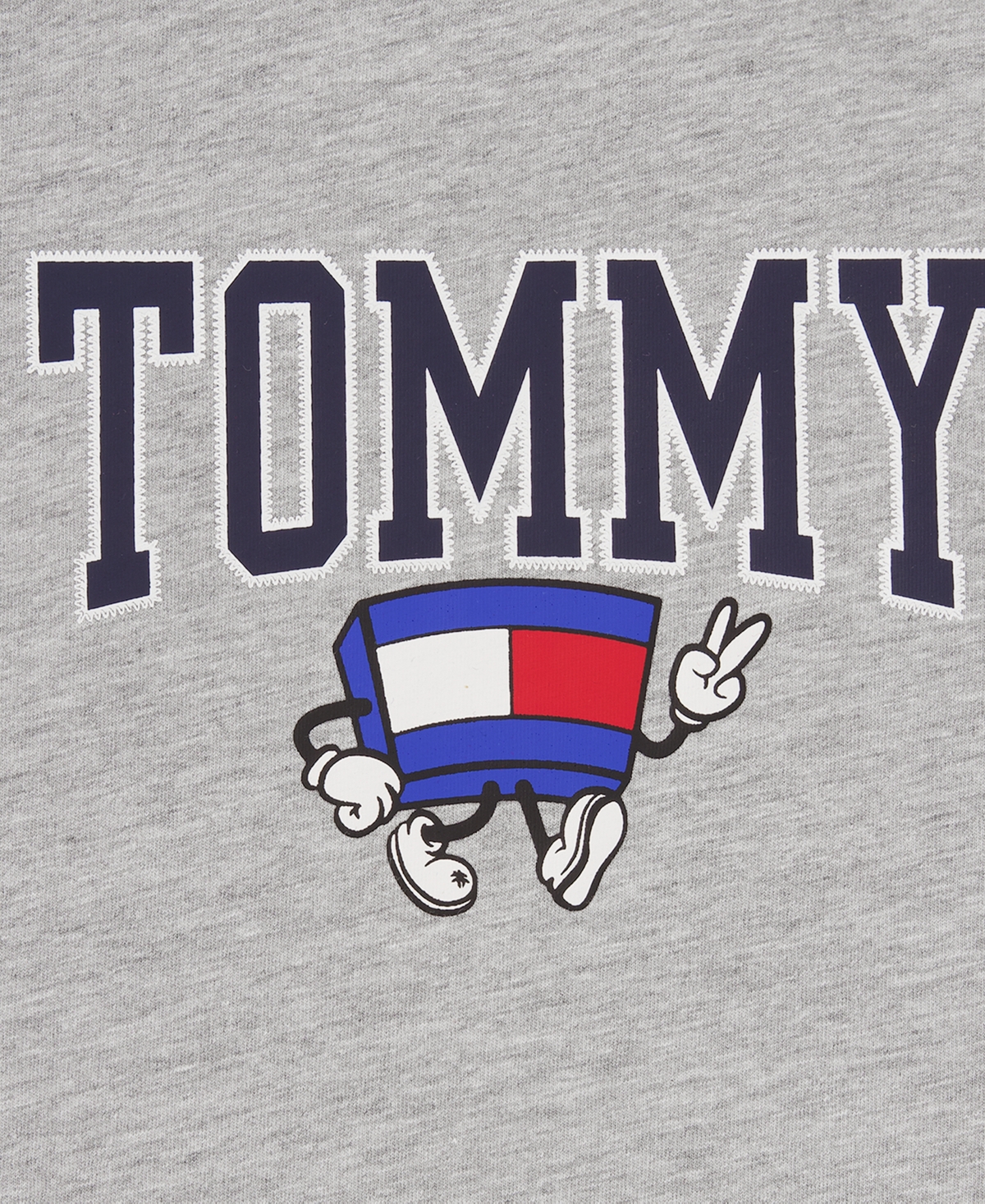Tommy Hilfiger Boys' 2T-7 Mascot Puff Print Long-Sleeve T-Shirt, Created for Macy's