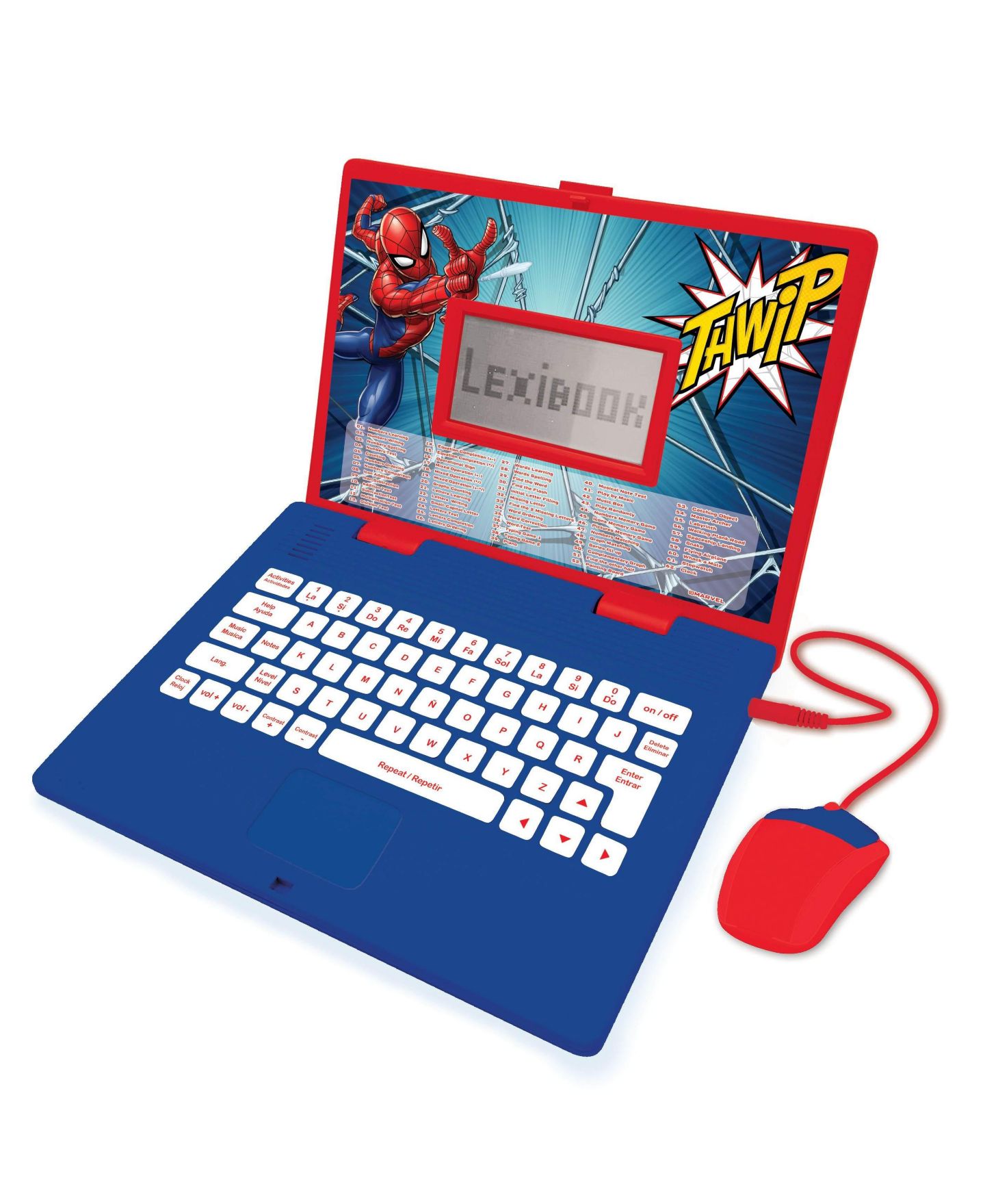Детская игрушка Spiderman Bilingual Laptop Spanish/English 124 Activities Educational Laptop, Ages 4+ — фото 1