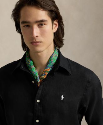 Men's Classic-Fit Linen Shirt thumbnail 3