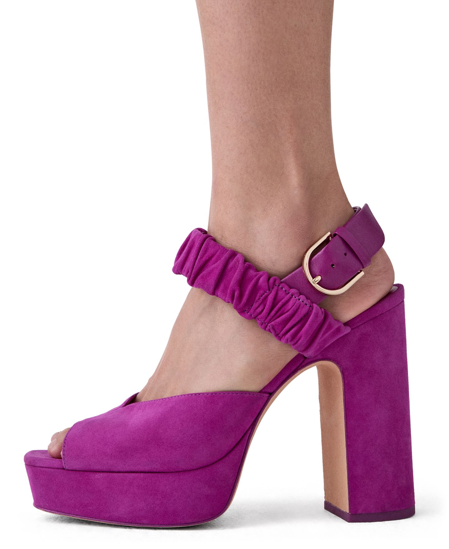 Женские сандалии kate spade new york Sylvie Platform, цвет: Свекольный — фото 5