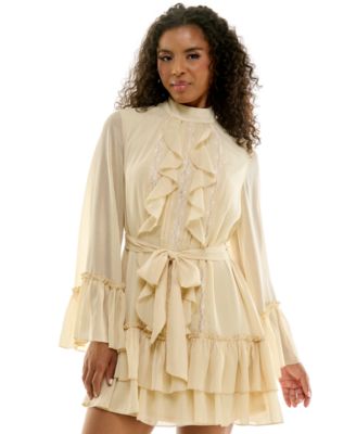 Juniors' & Teen Ivory/Cream Party Dresses