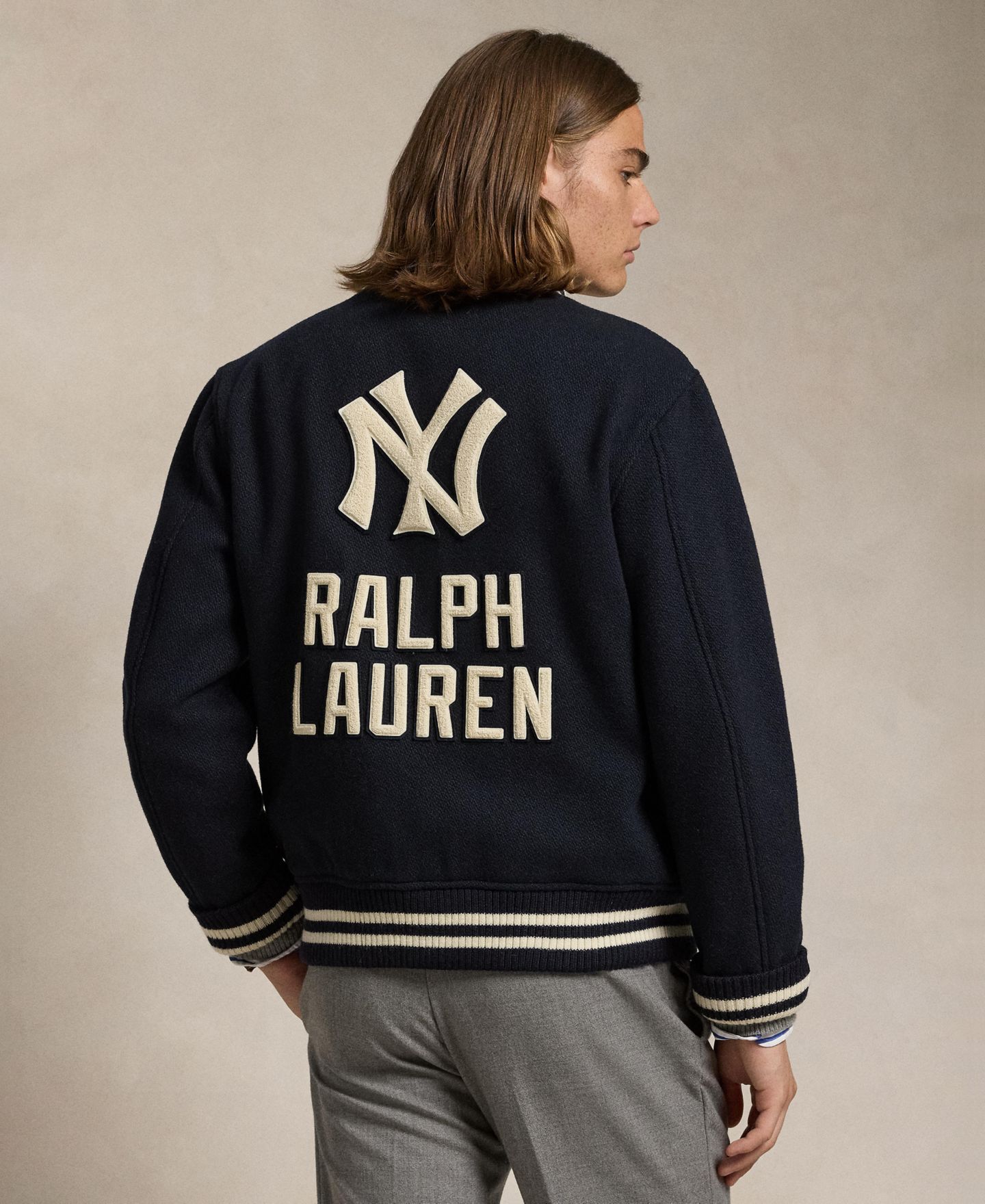 Мужская куртка Polo Ralph Lauren Yankees, цвет: Тёмно-зелёный тёмно-синий — фото 4