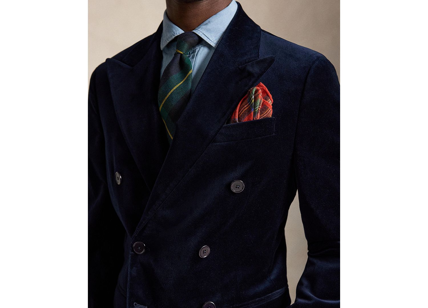 Men's Polo Modern Velvet Jacket