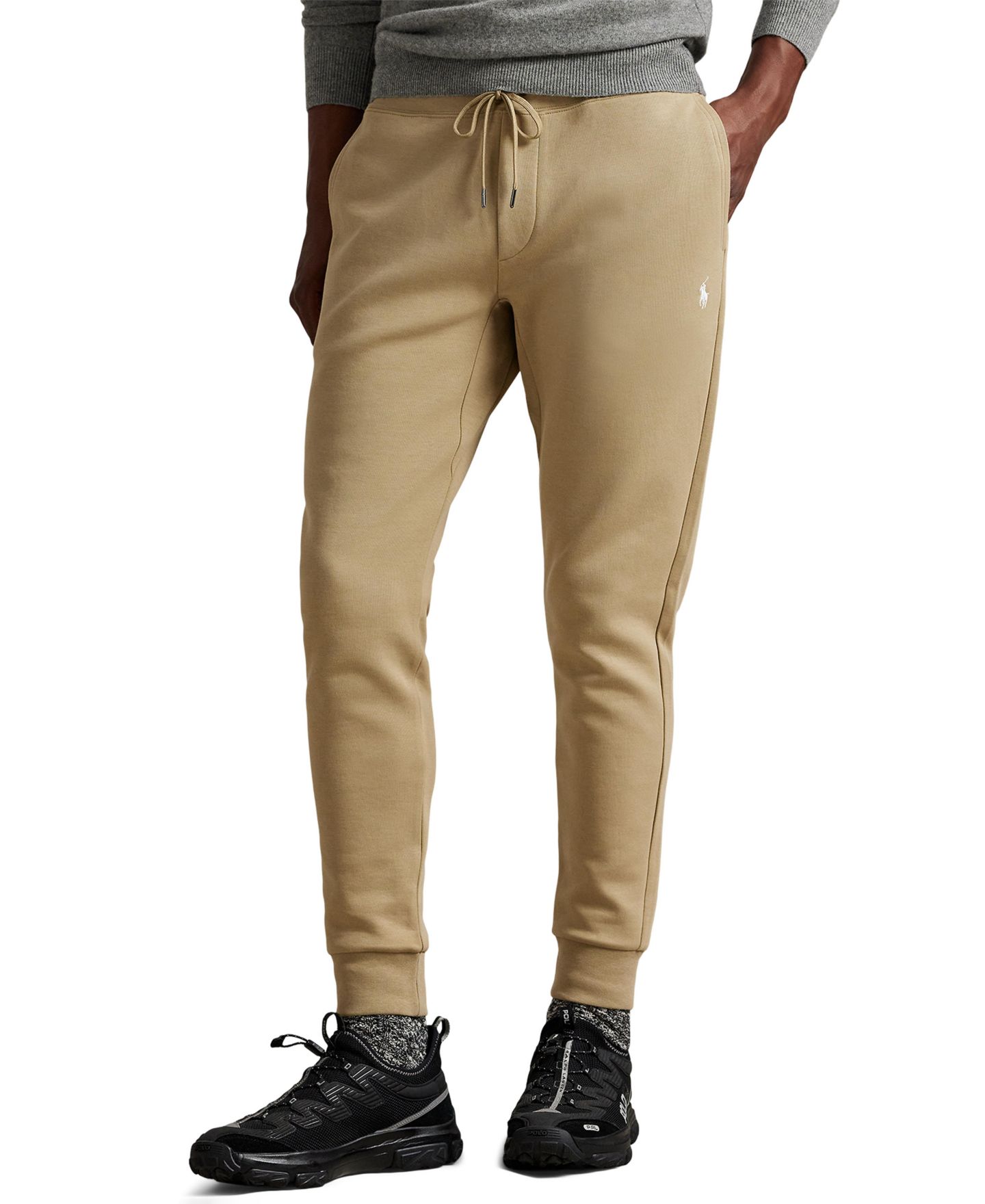 Мужские брюки Polo Ralph Lauren Double-Knit Jogger, цвет: Рыжевато-коричневый — фото 1