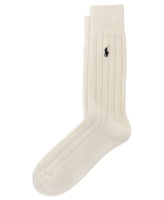 Men's Wool-Blend Rib Boot Socks