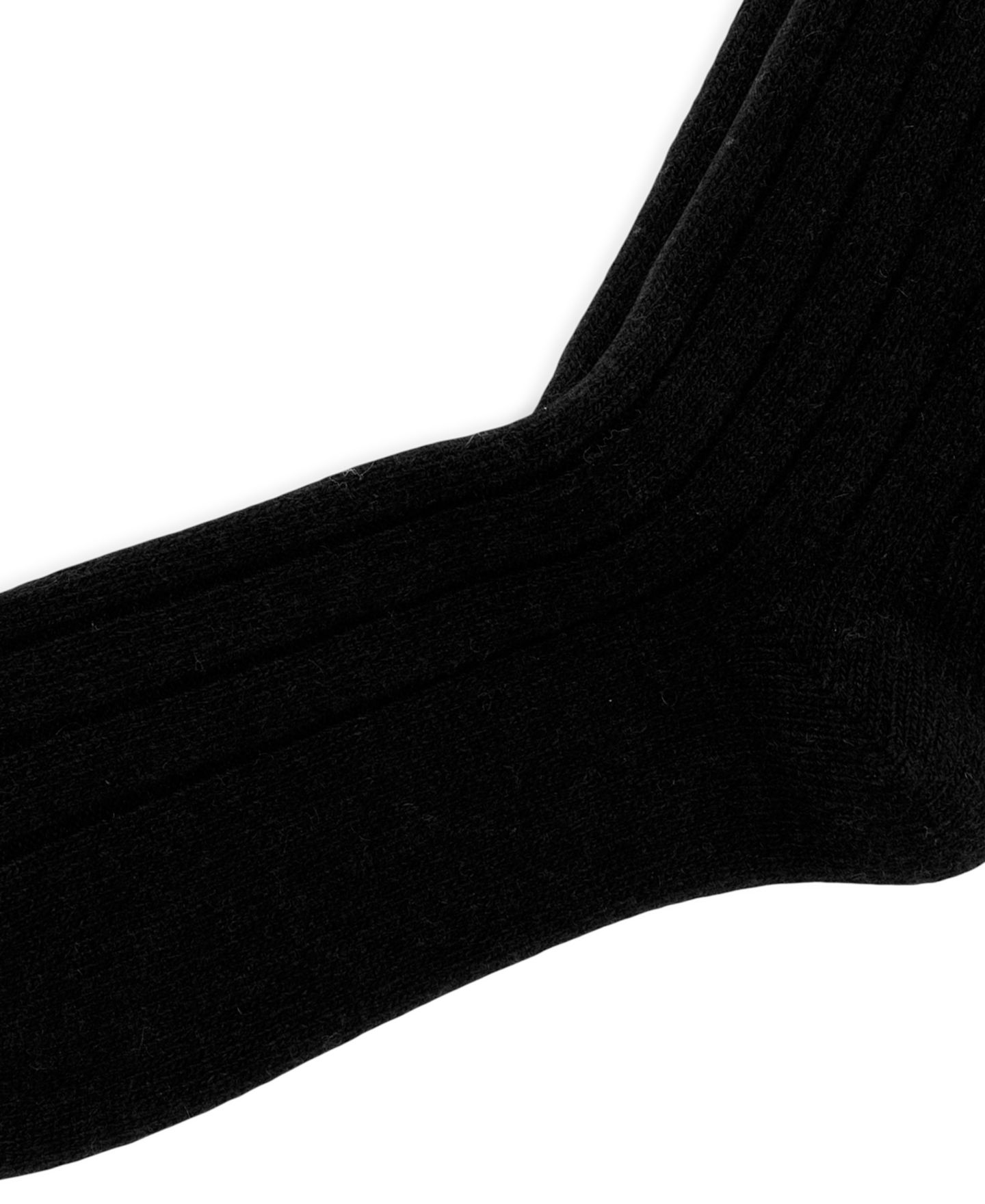 Носки Wool-Blend для мужчин, в рубчик — Polo Ralph Lauren, цвет: Чёрный — фото 3