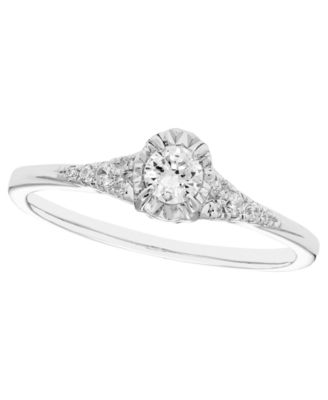 Diamond Ring (1/4 ct. t.w.) in 14k White Gold