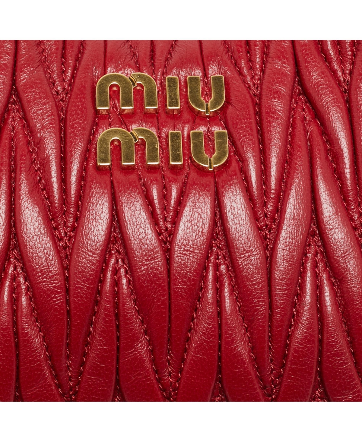 Pre-Owned Miu Miu Women's Matelasse Nappa Leather Shoulder Bag