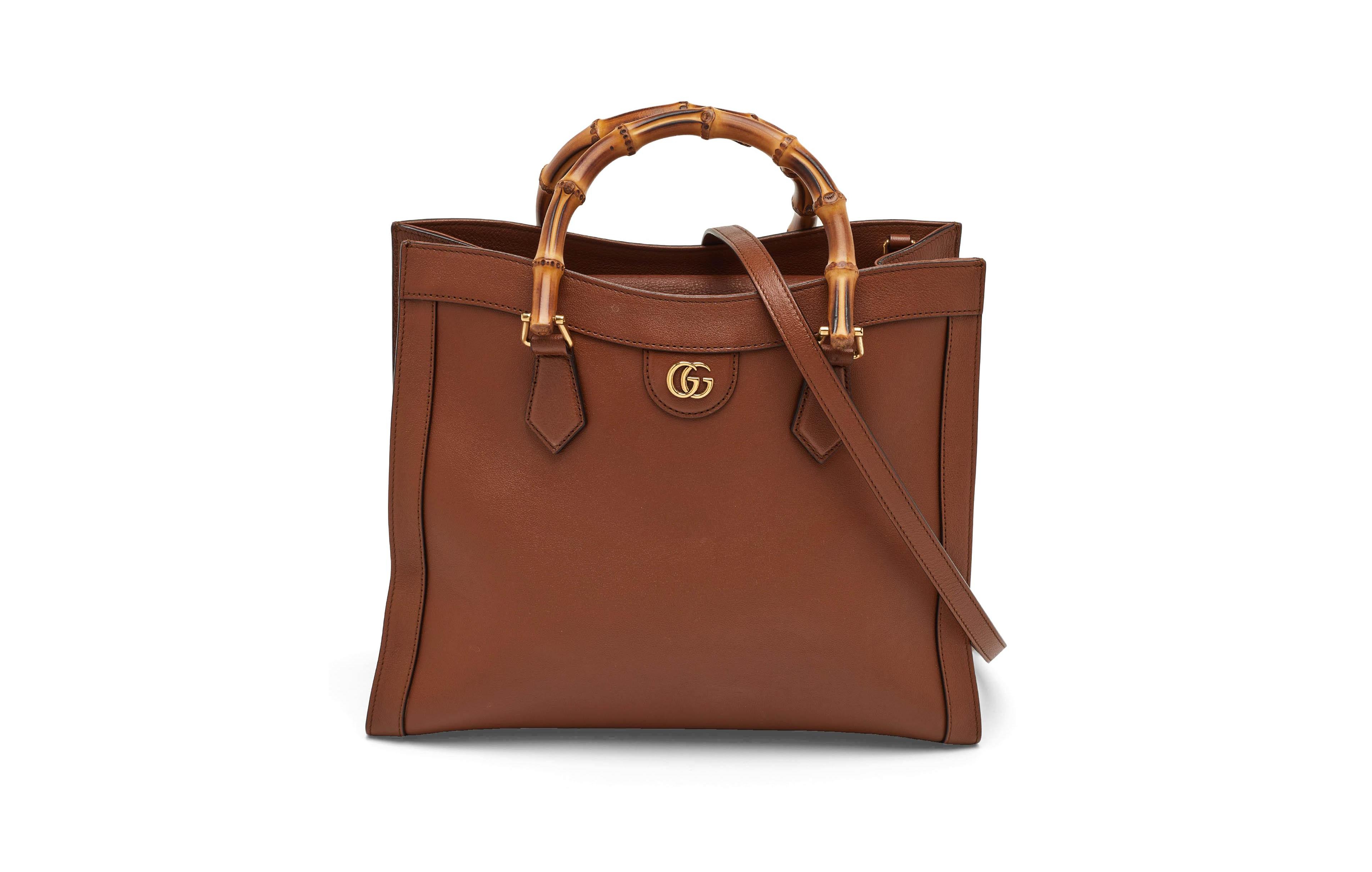 Pre-Owned Gucci women's Bree Gg Canvas and Leather Crossbody Bag