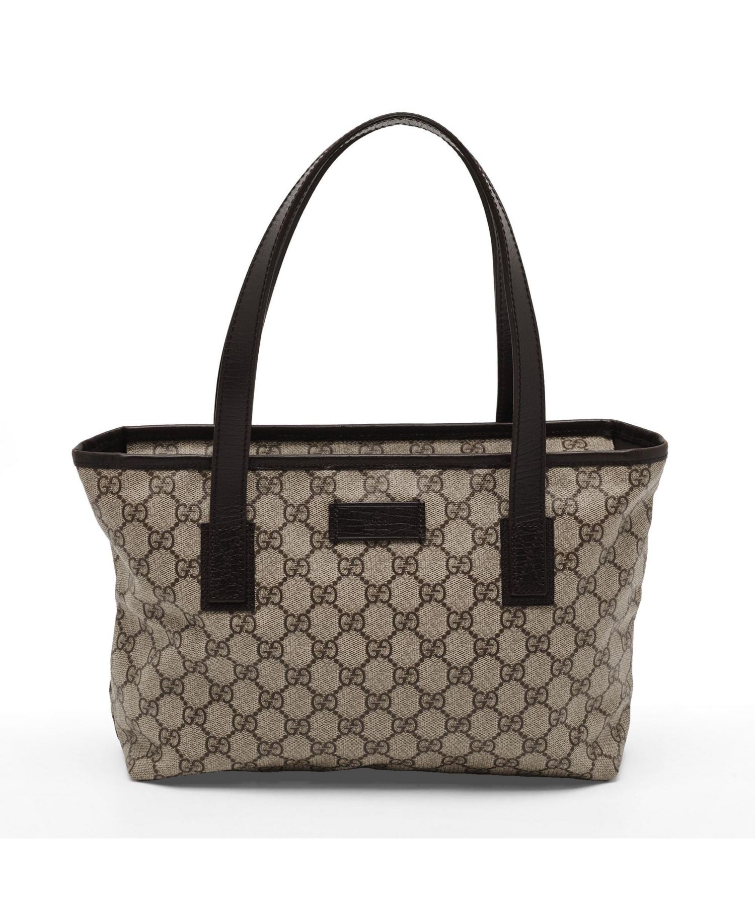 Bamboo Shopper Leather Tote