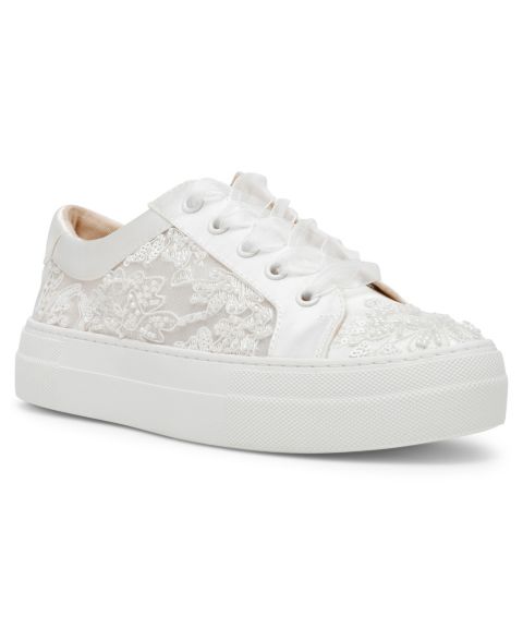 Женские кроссовки Betsey Johnson Theaa Fashion Lace-Up, цвет: Слоновая кость