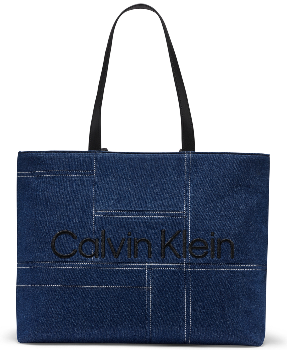 Calvin Klein Aurelia Large Denim Tote Handbag