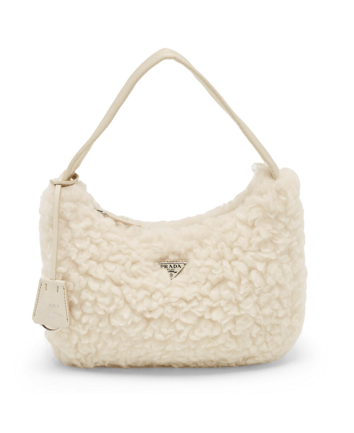 Pre-Owned Prada Women's Re-Edition 2000 Shearling Shoulder Bag