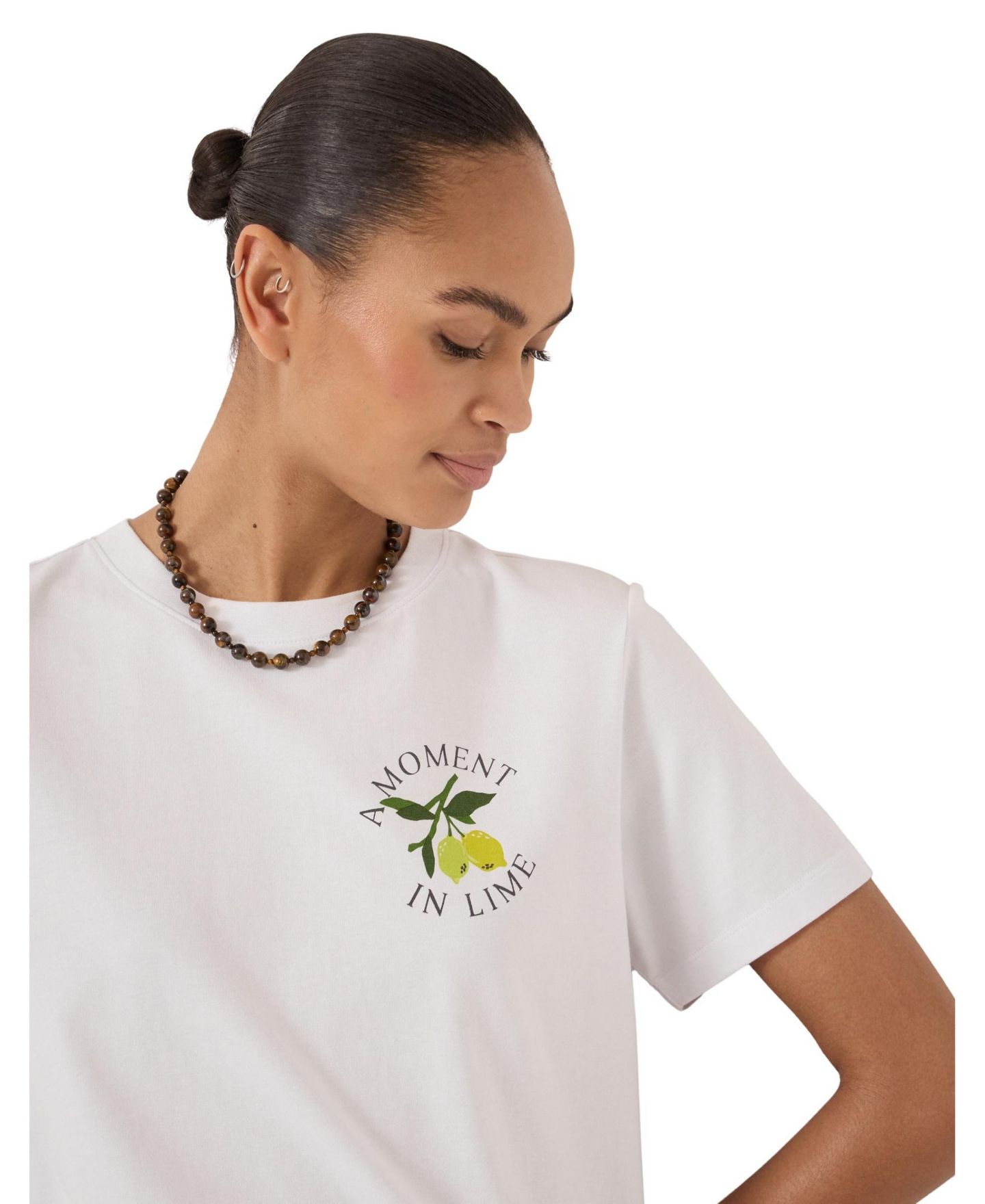 Женская футболка Hush 100% Cotton Short Sleeve, цвет: Белый — фото 4