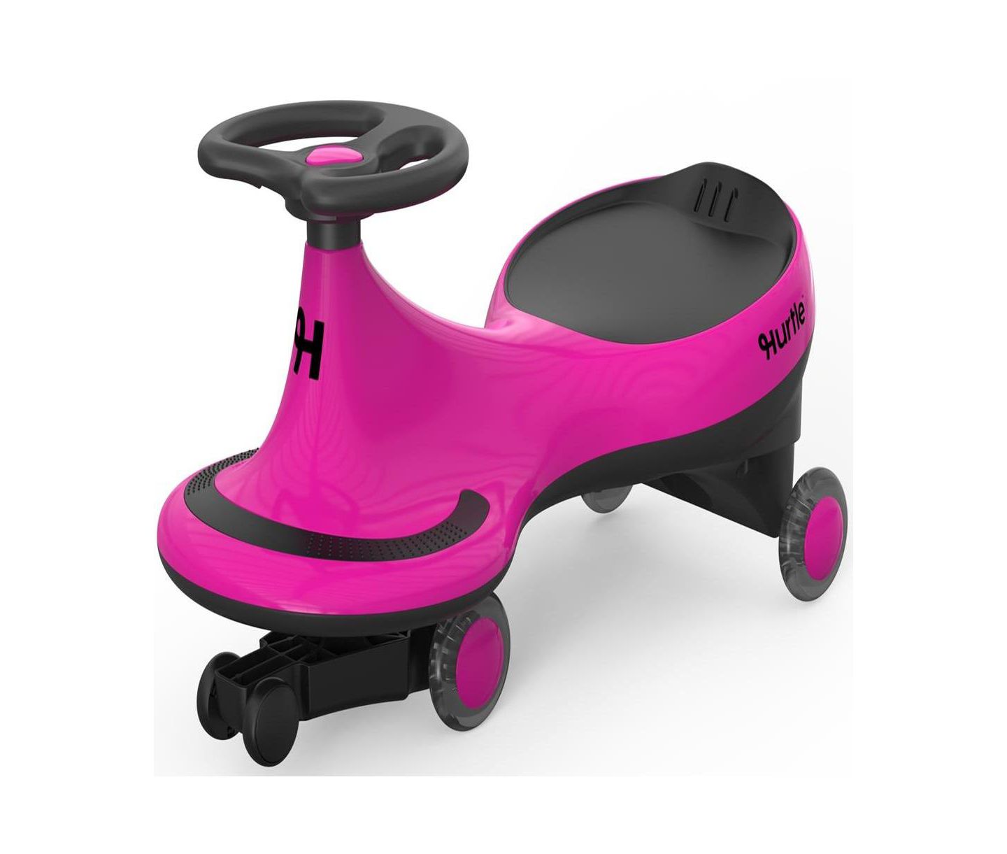 Детская игрушка Hurtle Swing Car 360-Degree Steering Ride-On Toy, Ages 2+, цвет: Розовый — фото 1