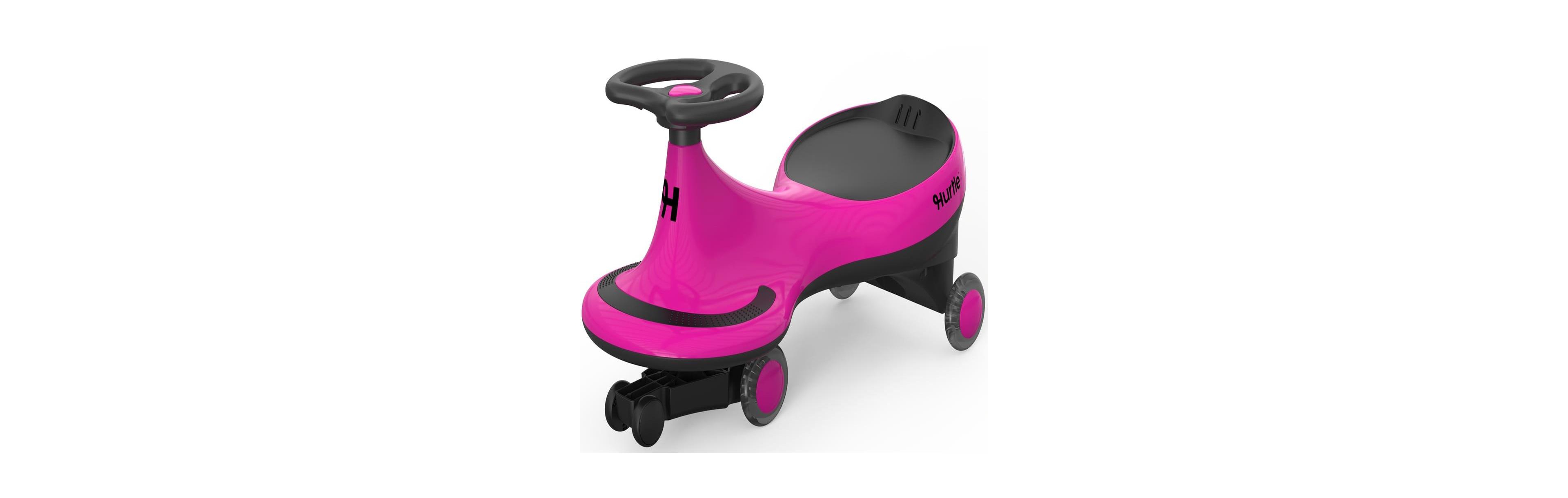 Hurtle Swing Car 360-Degree Steering Ride-On Toy, Ages 2+