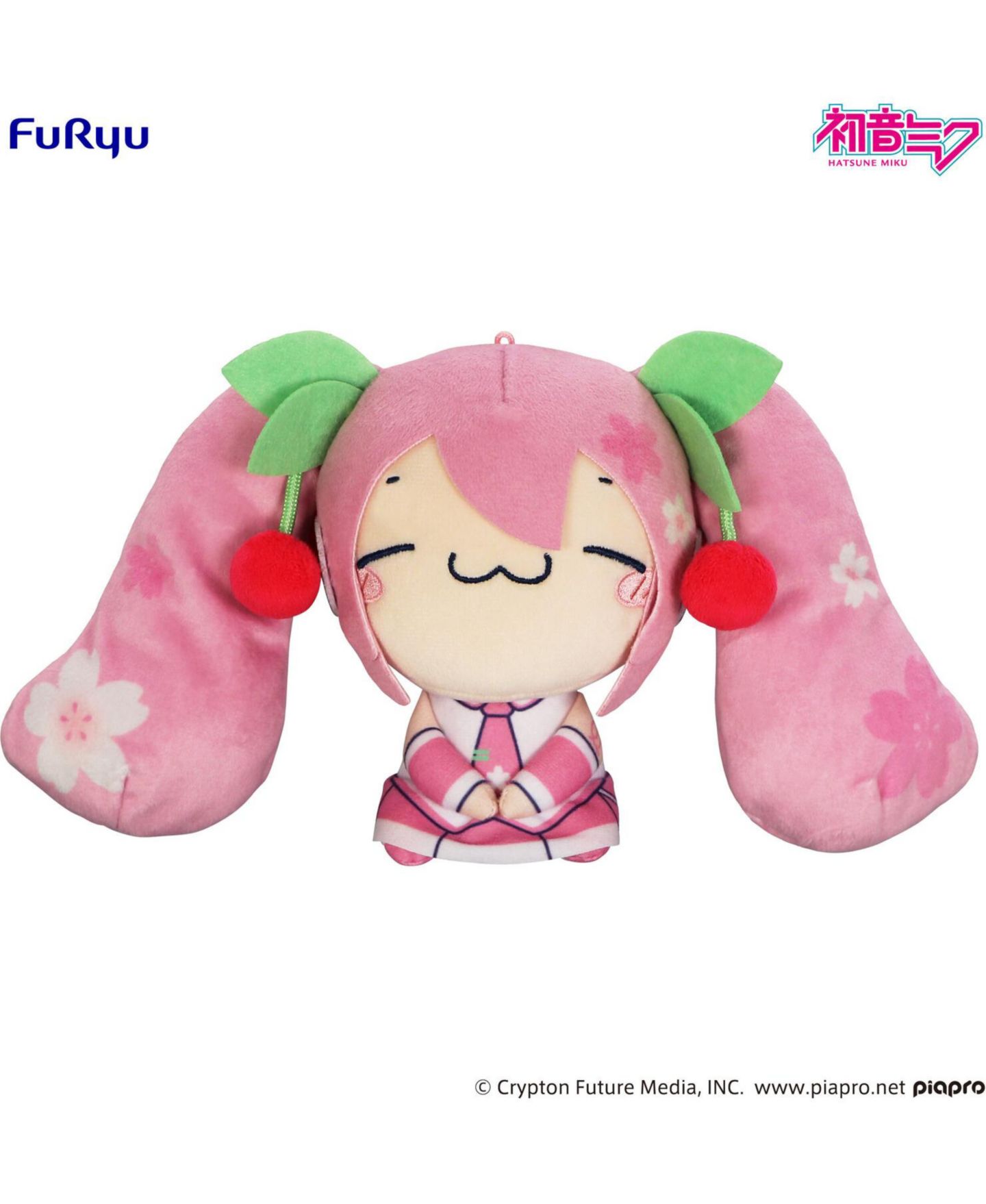 Детская мягкая игрушка Furyu Hatsune Miku Mochipico Sakura Miku Ver B 8" Plush — фото 2