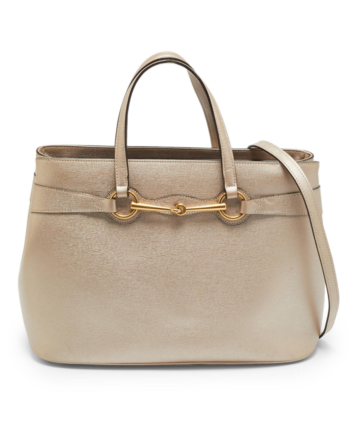 Pre-Owned Gucci Bamboo Shopper Leather Tote
