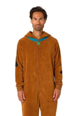 Men's Scooby-Doo Hooded Zip-Up Onesie, 1-Piece