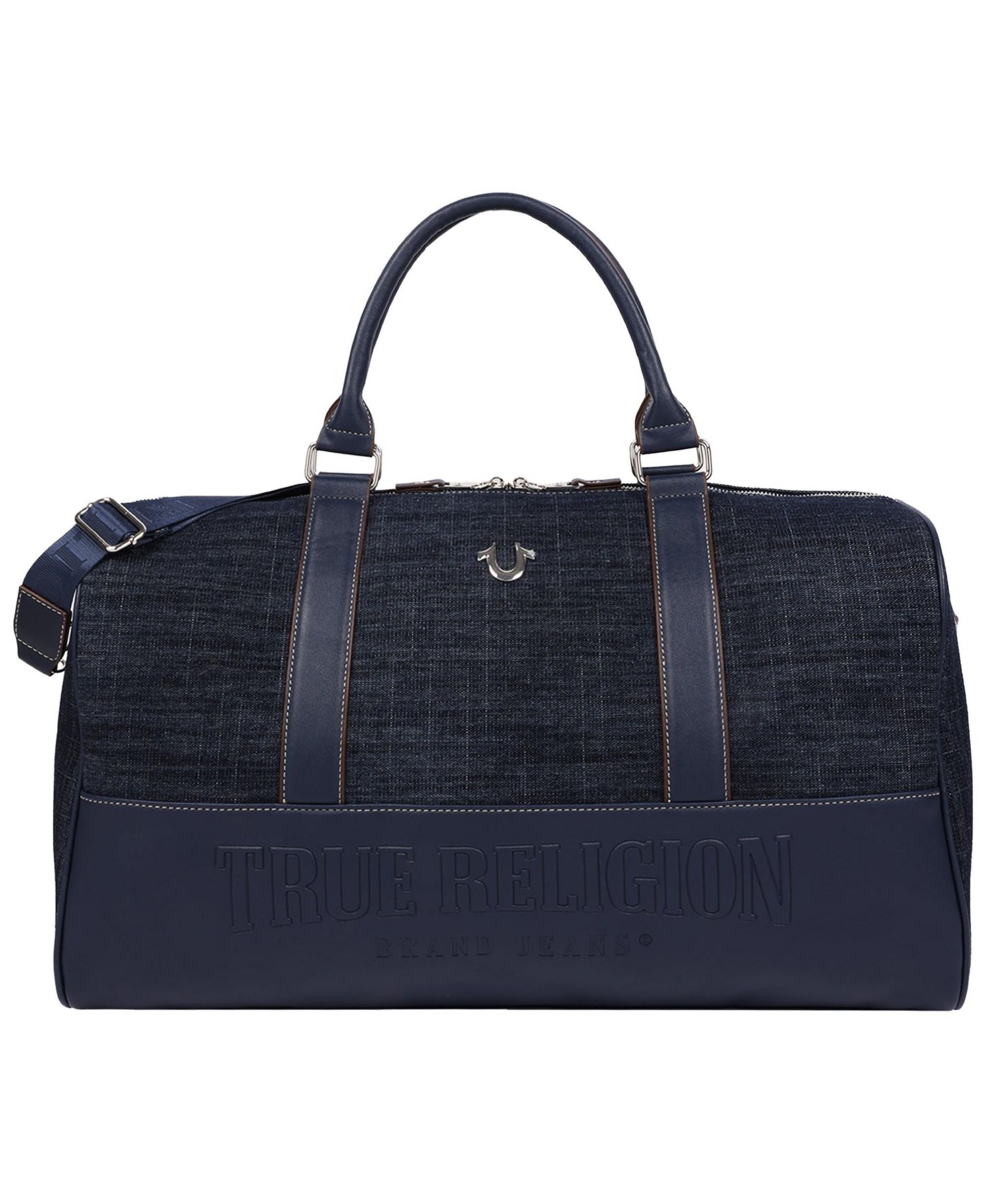 Horseshoe Quilting Denim Weekender Duffel Bag