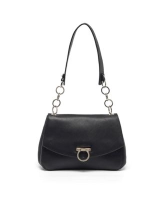 women's Gancini Saffiano Leather Hobo Bag