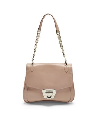 Women's Gancini Flap Leather Shoulder Bag