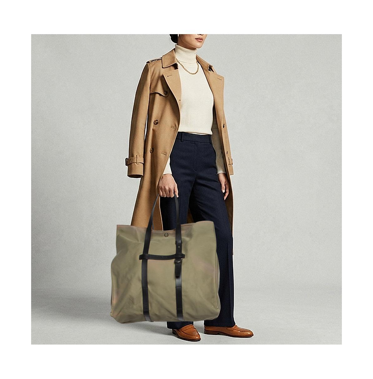 Pre-Owned Salvatore Ferragamo Canvas and Leather Buckle Tote Bag