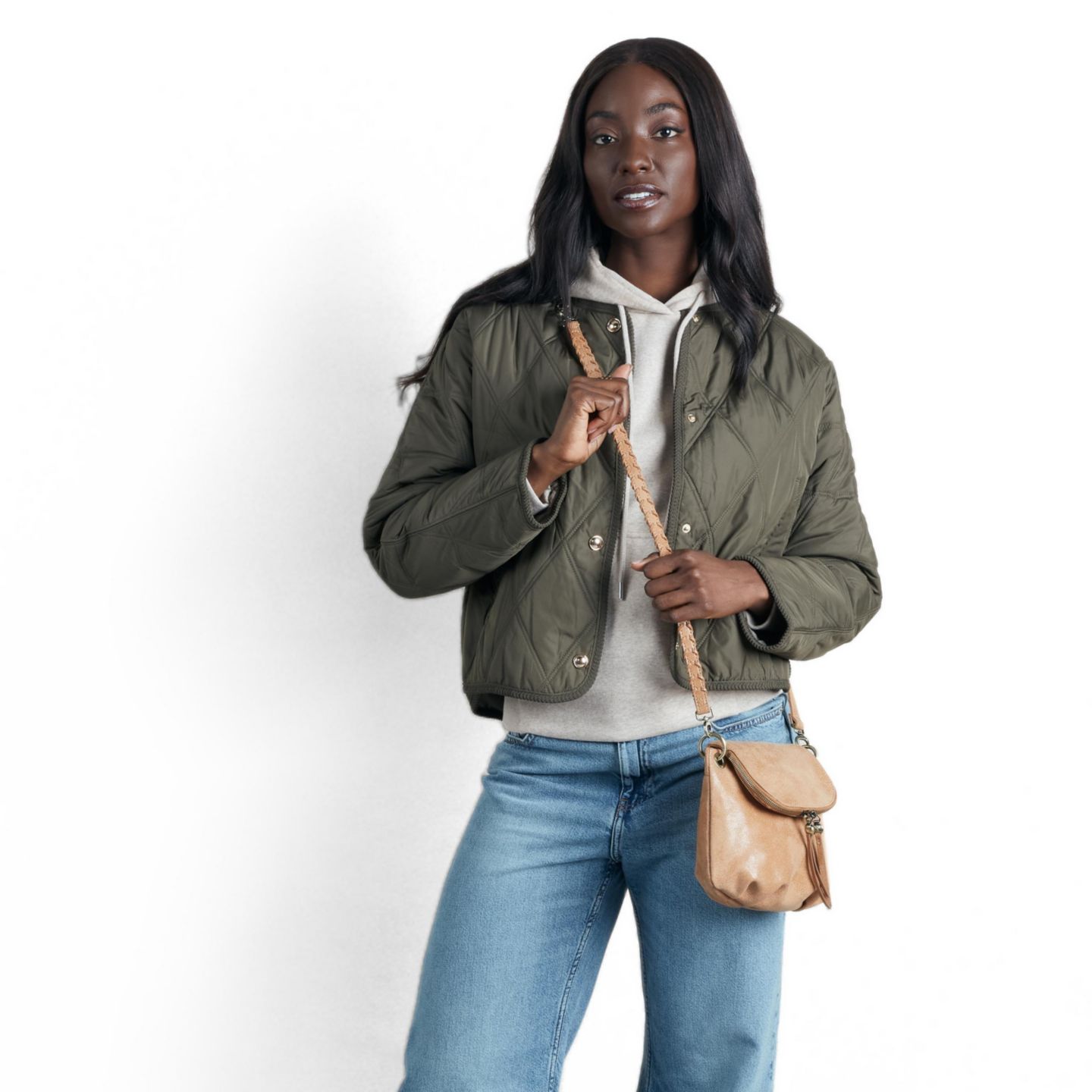 Женская сумка HOBO Fern Zip-Flap Hidden Magnet Crossbody, цвет: Виски — фото 2