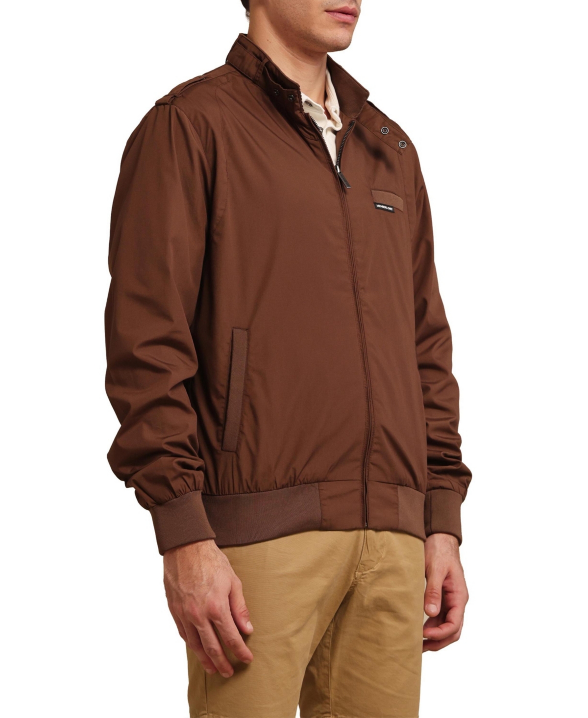 Members Only Men's Big & Tall Iconic Racer Bomber Slim-Fit Jacket
