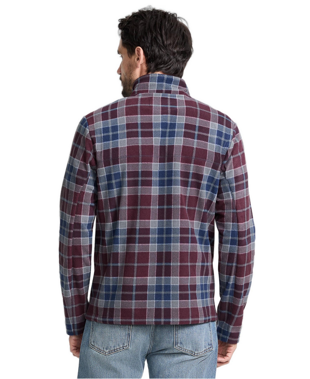 Lands' End Men's Anyweather Relaxed-Fit Fleece Quarter-Zip Pullover