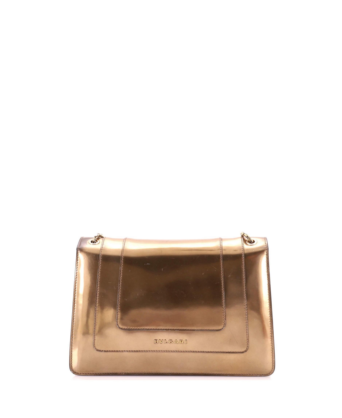 Pre-Owned Bvlgari Medium Serpenti Forever Shoulder Bag Patent