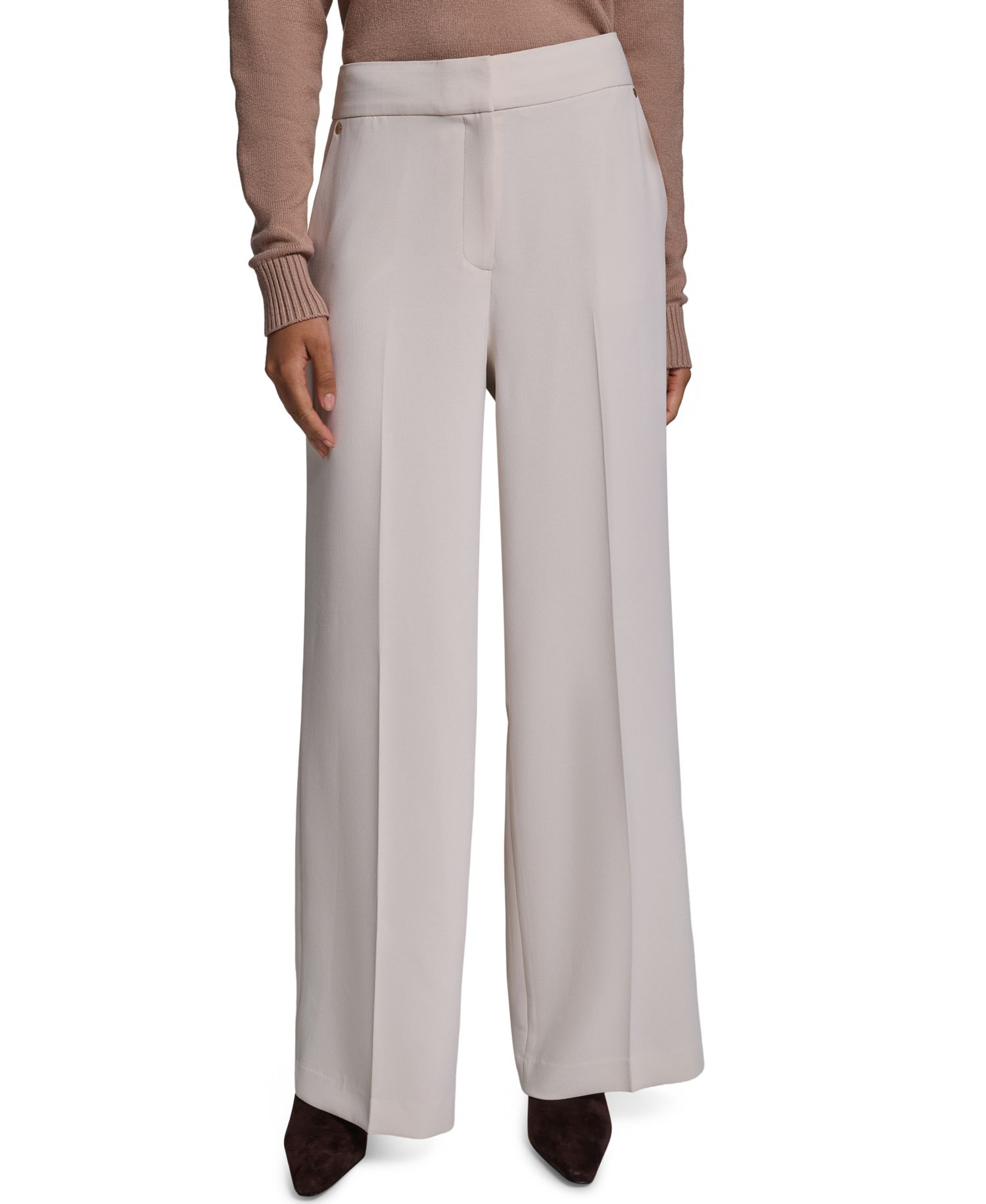 Women's Wide-Leg High-Waisted Pants