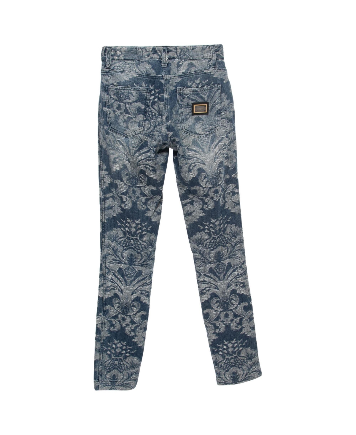 Pre-Owned Dolce & Gabbana Women's Jacquard Denim Jeans