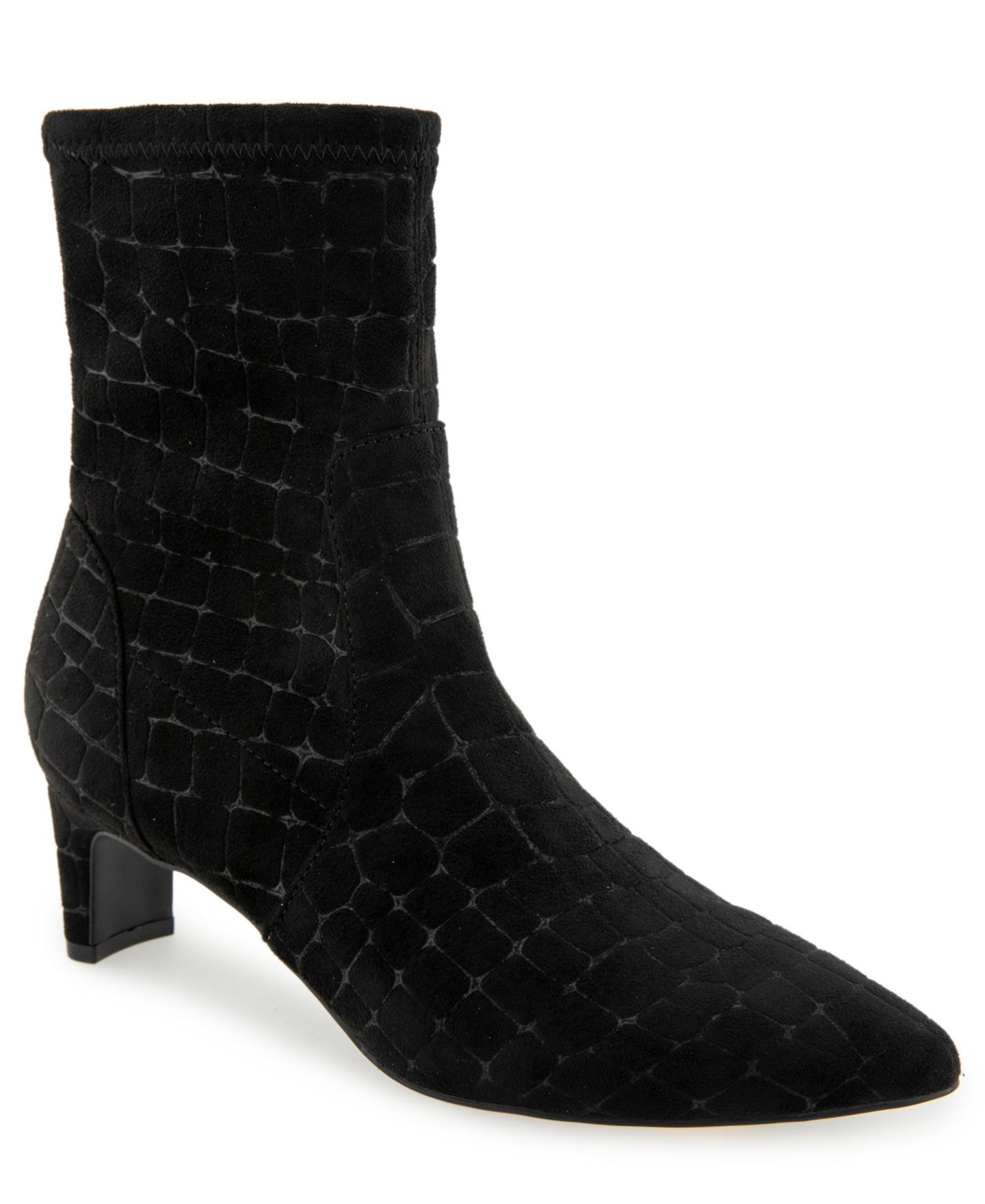 Женские ботинки Kenneth Cole Reaction Bindi Heeled Pointed Toe Dress Booties, цвет: Чёрный — фото 1