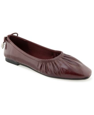 Women's Max Ruched Ballet Slip-On Flats