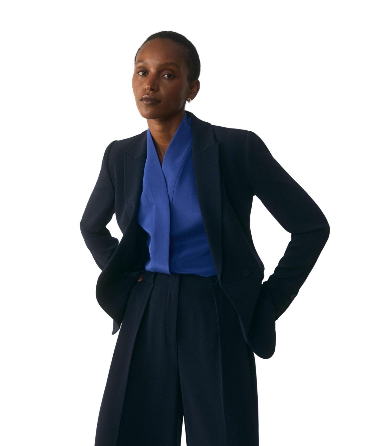 Women's Bowery Stretch Silk Blouse