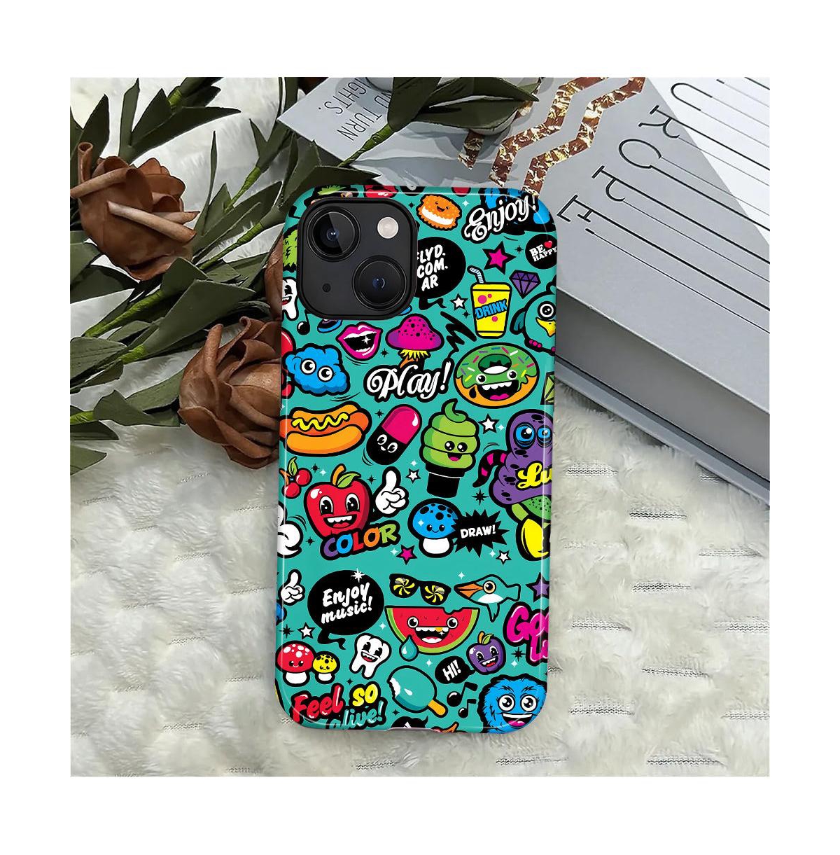 Lisen Sticker Playground Dual-Layer Shockproof Phone Case Compatible with Apple iPhone 17