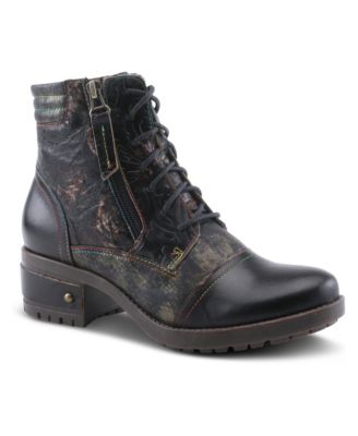 Women's Sunsetride Lace-Up Boot Mid with Full Grain Leather Upper