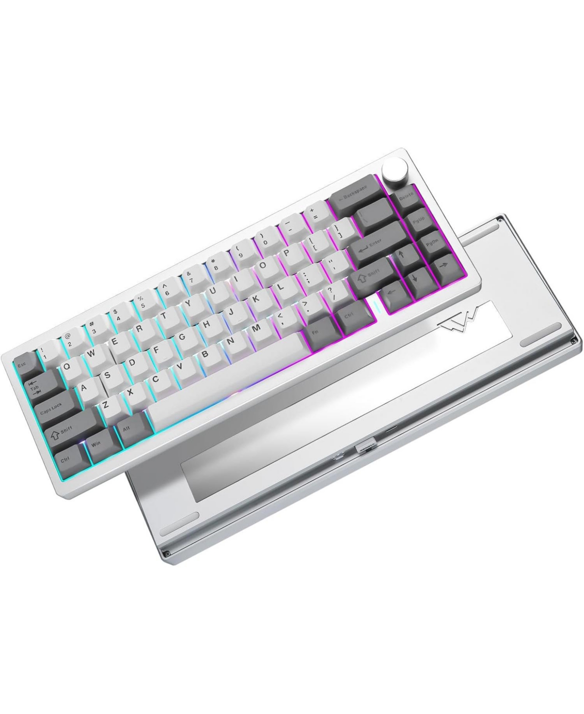 Ipason AL68 Wireless Tri-Mode Hot-Swappable Mechanical Keyboard for Windows, macOS, and Linux