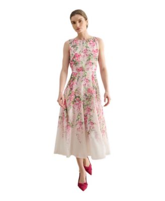 Carly Fit Flare Midi Dress