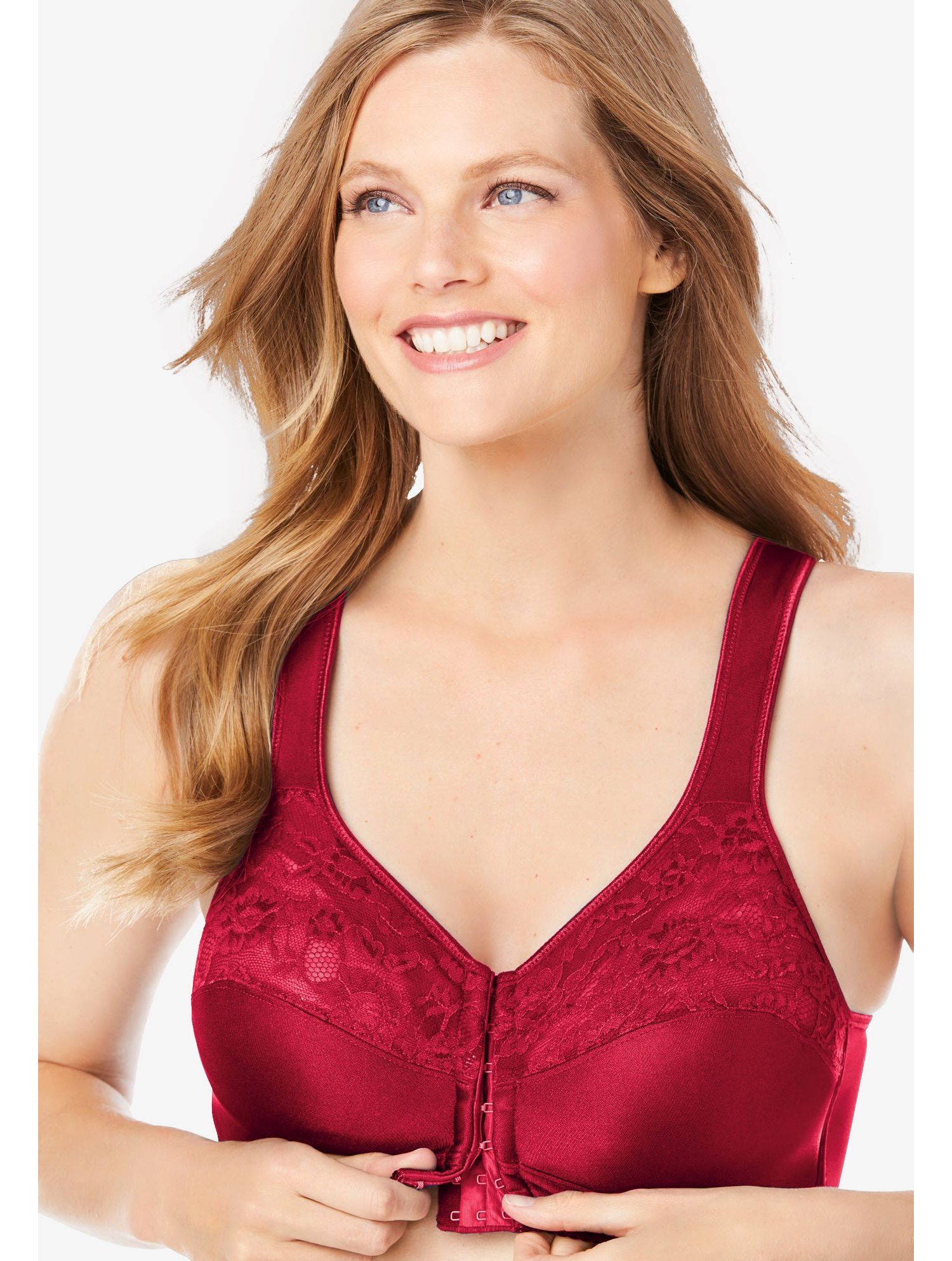 Women's Easy Enhancer Front-Close Wireless Bra