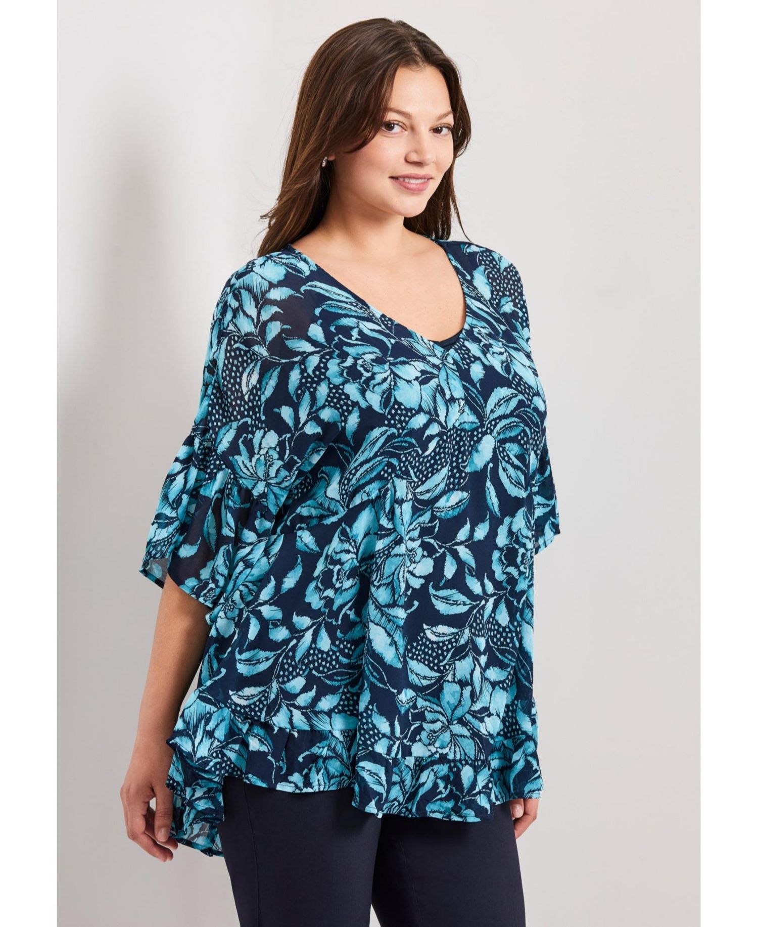 Women's Plus Size Harlow Chiffon Blouse