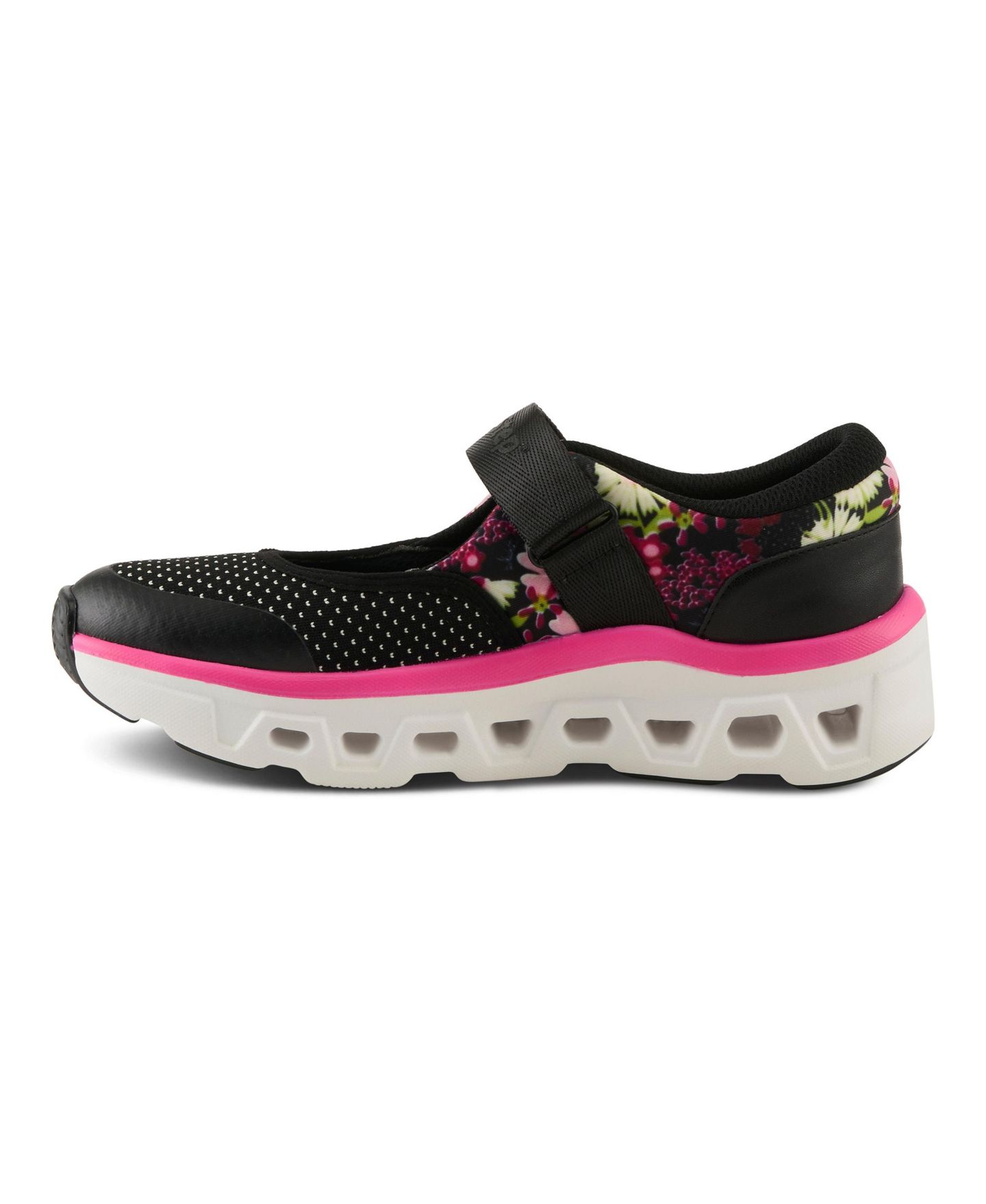 Женские балетки Spring Step Melfi Mary Jane with Cushioned Foam Insole, цвет: Чёрный разноцветный — фото 2